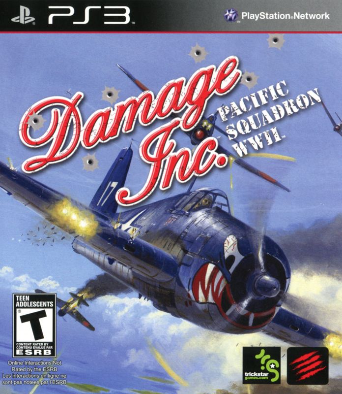 Damage Inc.: Pacific Squadron WWII box art for Playstation 3